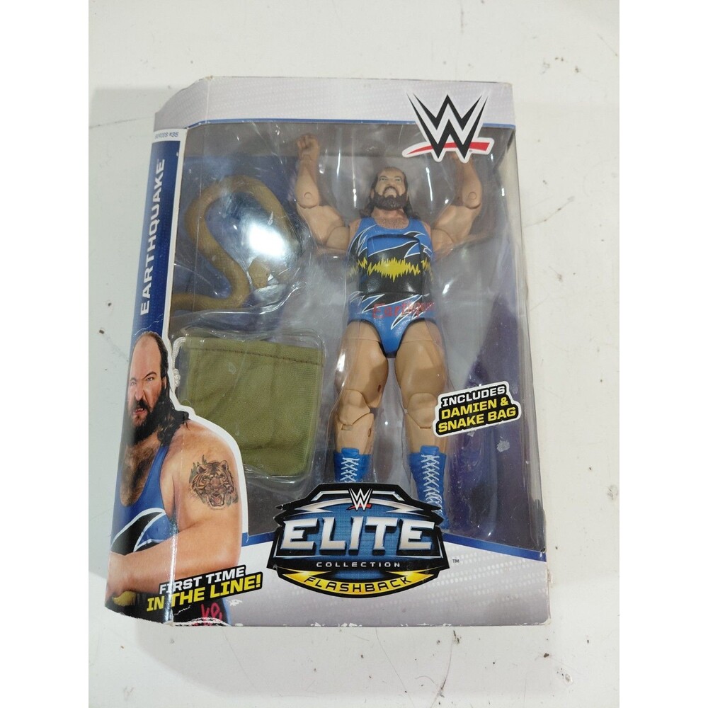 Mattel WWE Elite Flashback Earthquake Wrestling Action Figure w/box